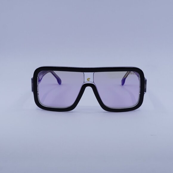 Carrera FLAGLAB 14 07C5 TE Sunglasses Black Shield Frame, Multilayer Lenses - Picture 4 of 11